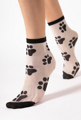 Socken mit Tierpfoten G 1192 PAWPAW 20 DEN Fiore