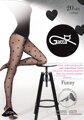 Damenstrumpfhose mit Herzmotiv FUNNY WZ.08 20 DEN Gatta