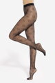 Schwarze Strumpfhose mit Herzen LOVELY 10 20 DEN Gatta