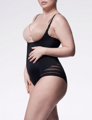 Netz Schlankheitsbodys 119 MESH BODY OPEN BUST Julimex