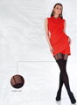 Damen Strumpfhose mit Herzmuster AFFECTION 22306 50 DEN Knittex