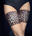 Oberschenkelbänder mit Animal-Print OPASKI 03 Knittex