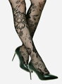Netzstrumpfhose mit Blumen № 015 Lores