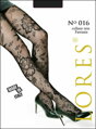 Netzstrumpfhose mit Blumen № 015 Lores