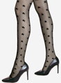Schwarze Strumpfhose mit Sternen № 026 Lores