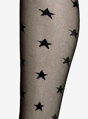 Schwarze Strumpfhose mit Sternen № 026 Lores