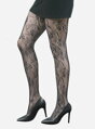 Netzstrumpfhose mit Rosen rete fantasia № 024 Lores