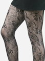 Netzstrumpfhose mit Rosen rete fantasia № 024 Lores