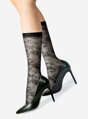 Feine Netzsocken mit floralem Muster BERENICA Lores