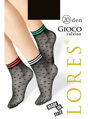 Bunte Socken mit Herzen GIOCO 20 DEN Lores