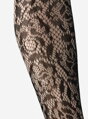 Netzstrumpfhose mit Blumen MATERA Lores