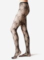 Damen Netzstrumpfhose mit großen Blumen PALERMO Lores