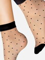 Gepunktete Socken POIS NERI 20 DEN Lores