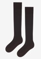 Damen-Overknee-Socken aus Baumwolle mit Rippmuster ZAZU COTTON A40 Marilyn