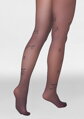Transparente Strumpfhose mit Samt-Details ALLURE F13 Marilyn