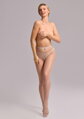 Frauenstrumpfhose mit geometrischem Muster CHARLY E04 Marilyn