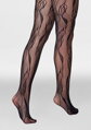 Feinstrumpfhose im Netzdesign mit Blumenmotiv CHARLY F08 Marilyn