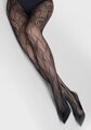 Feinstrumpfhose im Netzdesign mit Blumenmotiv CHARLY F08 Marilyn