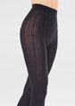 Feinstrumpfhose mit Jacquard-Muster, optisch verlängernd die Beine DIANA F01 Marilyn