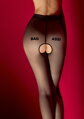 Damen-Erotikstrumpfhose mit Aufschrift und offenem Design H19 HOT Marilyn