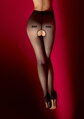 Damen-Erotikstrumpfhose mit Aufschrift und offenem Design H19 HOT Marilyn