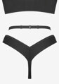 Schwarzer elastischer Netzbody für Damen JANETTE HOT Marilyn