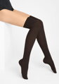 Damen-Overknee-Socken aus Baumwolle mit Rippmuster ZAZU COTTON A40 Marilyn