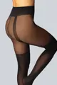 Matte schwarze Strumpfhose CHLOE 30/50 DEN Mona