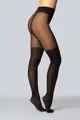 Matte schwarze Strumpfhose CHLOE 30/50 DEN Mona