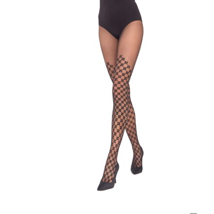 Gemusterte Qualitätsstrumpfhose PHLOX 20 DEN Knittex