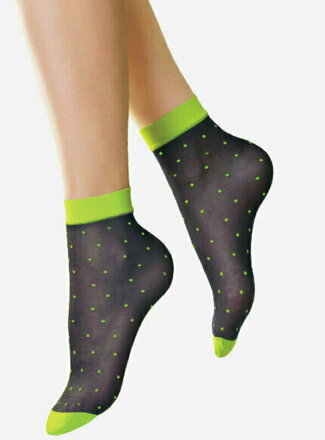 Gepunktete Socken POIS GIALI 20 DEN Lores
