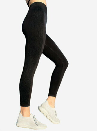 Damen Leggings mit breitem Gummibund STRUTTURE 90 DEN Lores