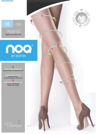 Dünne Strumpfhose mit Silberionen ARGENTA 15 DEN Knittex