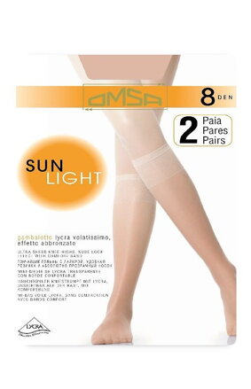 Dünne Kniesocken SUN LIGHT 8 DEN Omsa