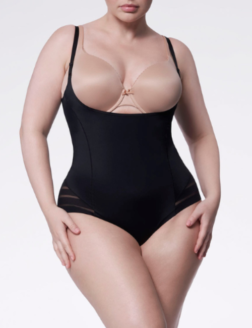 Netz Schlankheitsbodys 119 MESH BODY OPEN BUST Julimex Netz Schlankheitsbodys 119 MESH BODY OPEN BUST Julimex