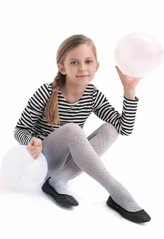 Gemusterte Kinderstrumpfhosen BRENDA Knittex Gemusterte Kinderstrumpfhosen BRENDA Knittex