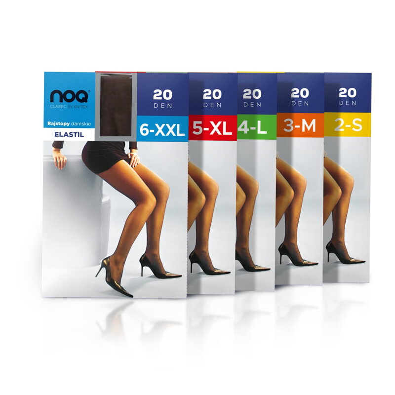 Bequeme Damenstrumpfhose bis Größe XXL ELASTIL 20 DEN Knittex Bequeme Damenstrumpfhose bis Größe XXL ELASTIL 20 DEN Knittex