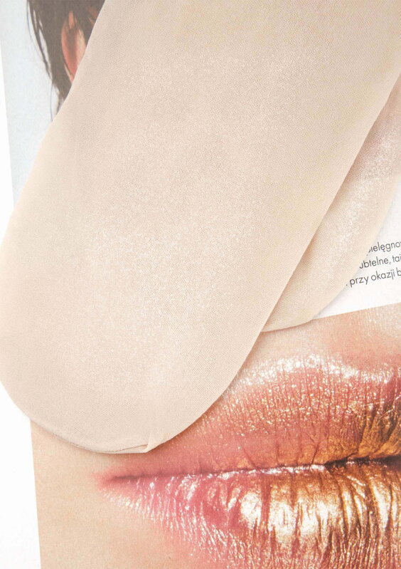 Ausgefallene Damenstrumpfhose mit Hochglanz SHINE 30 DEN Marilyn