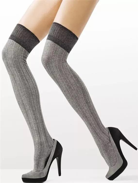 Damen-Overknee-Socken aus Baumwolle mit Rippdesign ZAZU C99 80 DEN Marilyn Damen-Overknee-Socken aus Baumwolle mit Rippdesign ZAZU C99 80 DEN Marilyn